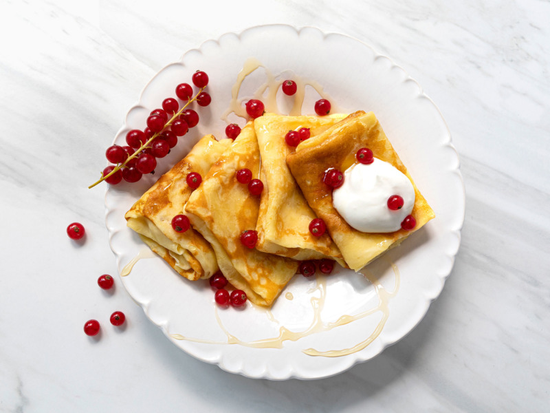 Swedish Pancakes (Plätter or Tunnpannkakor)