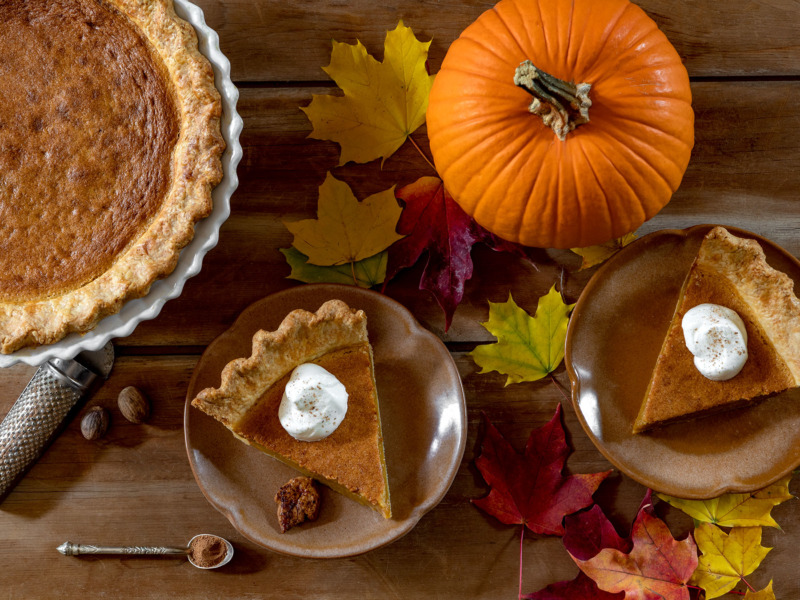 Fresh Sugar Pumpkin Cream Pie