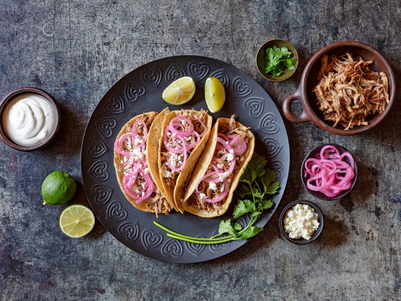 Rosemary Garlic Pork Roast Tacos