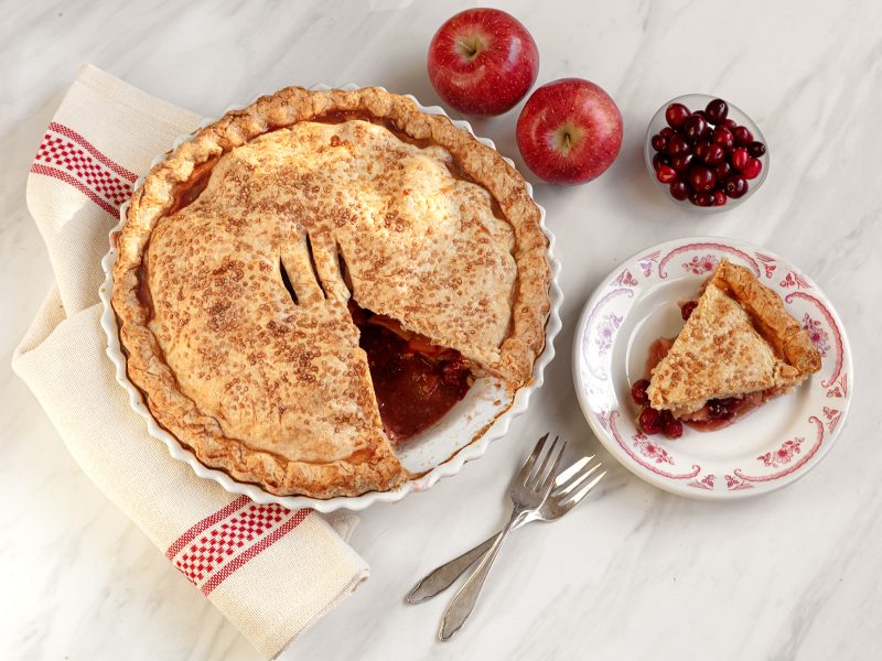 Deep Dish Cranberry Apple Pie