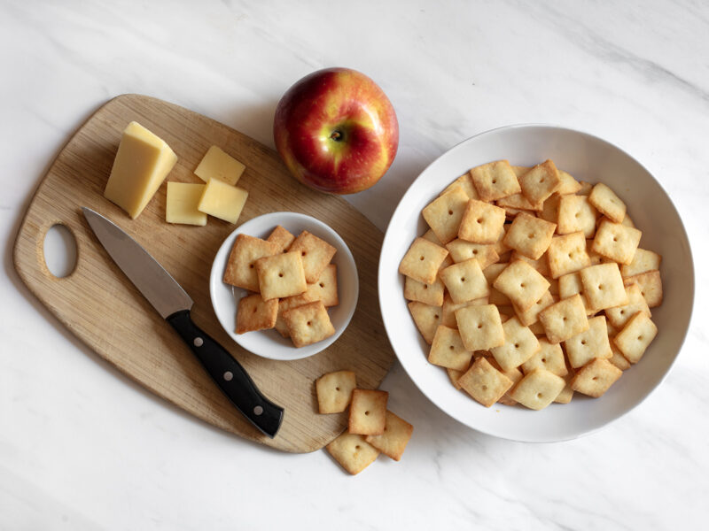 Homemade "Cheese-It" Crackers